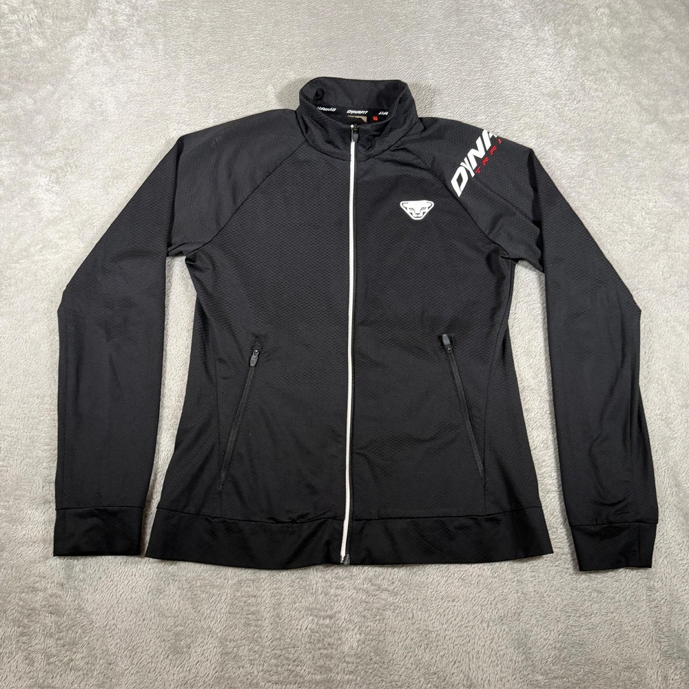 Dynafit Functional Jacket Womens Small Black Full Zip Running Lightweight Summer